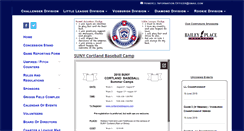 Desktop Screenshot of hllbaseball.com